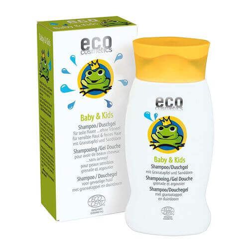 ECO COSMETICS BABY/KINDER Bio Shampoo/Duschgel Granatapfel/Sand.