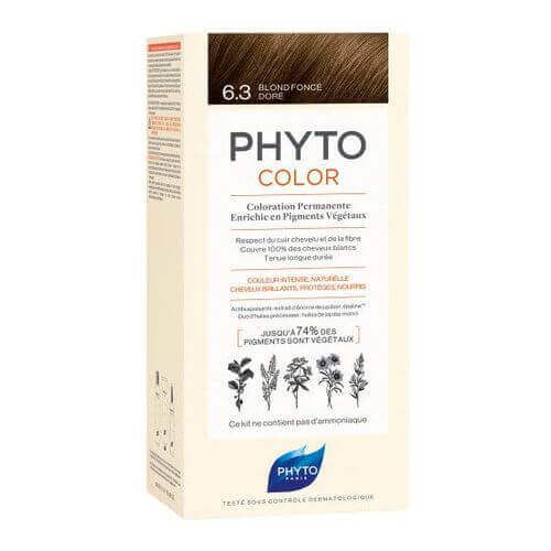 PHYTO PHYTOCOLOR 6.3 dunkles Goldblond ohne Ammoniak