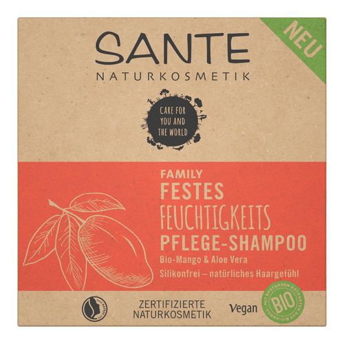 Sante FAMILY Festes Feuchtigkeits Pflege-Shampoo Bio-Mango & Aloe Vera