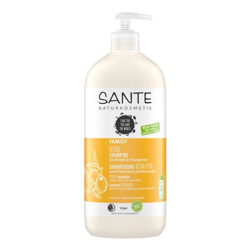 Sante FAMILY Repair Shampoo Bio-Olivenöl & Erbsenprotein 950 ml