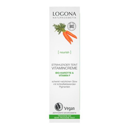 Logona NOURISH Strahlender Teint Vitamincreme Bio-Karotte +Vitamin F