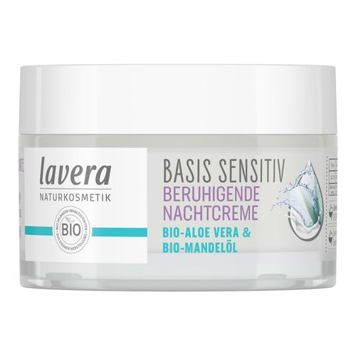 LAVERA basis sensitiv beruhigende Nachtcreme Bio-Aloe Vera & Bio-Mandelöl
