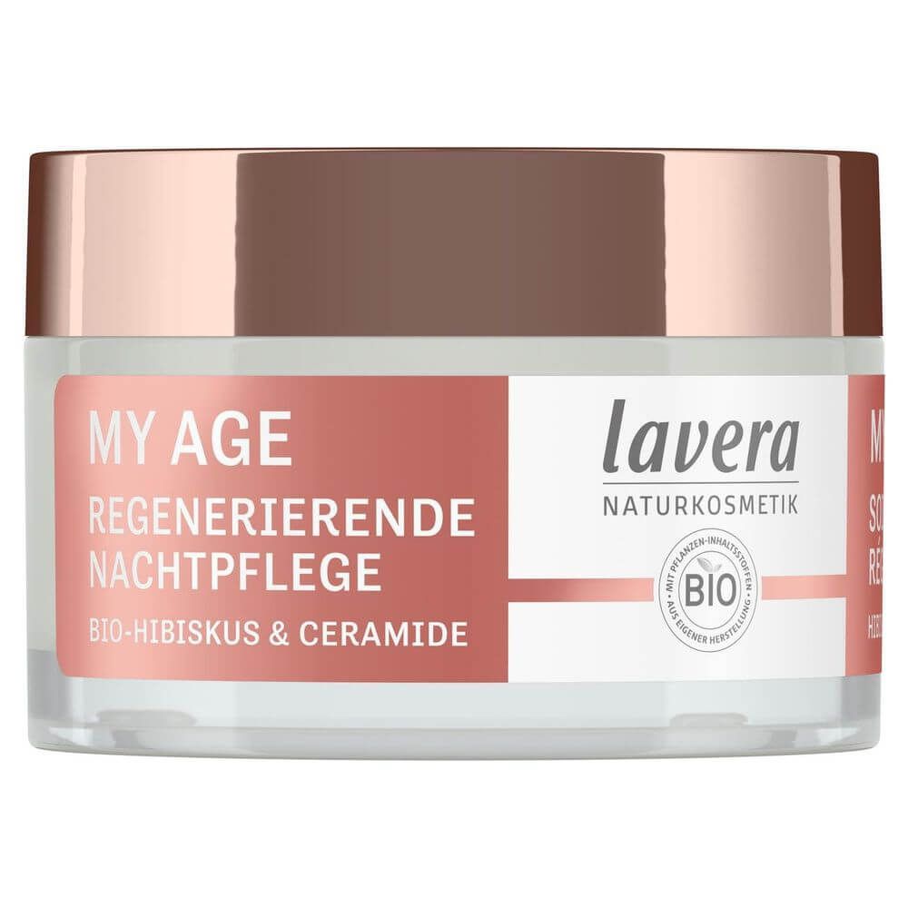 LAVERA My Age regenerierende Nachtpflege Bio-Hibiskus & Ceramide